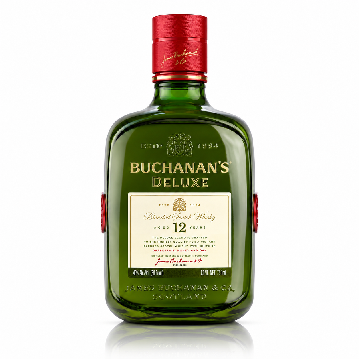 Buchanan's Deluxe 12 Años - Whisky Escocés Premium 750ml
